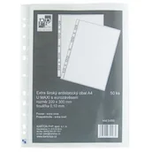 Koszulki na dokumenty - Karton P+P Koszulka na dokumenty U maxi A4 220 x 300mm 100mic przezroczysta Karton P+P 50szt - miniaturka - grafika 1