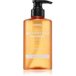 KUNDAL Beer Yeast Hair Loss Relief Shampoo szampon stymulująco-odświeżający przeciw wypadaniu włosów z zapachem Herb Mint 500 ml - Szampony do włosów - miniaturka - grafika 1