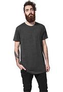 Koszulki męskie - Urban Classics Męski T-shirt Shaped Long Tee jednokolorowy, długi krój koszulka męska w wielu kolorach, rozmiary XS-5XL, antracyt, XXL - miniaturka - grafika 1
