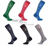 Skarpetki jeździeckie - FAIR PLAY Podkolanówki w koniki MULTI HORSES - miniaturka - grafika 1