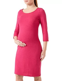 Noppies Maternity damska sukienka Zinnia 3/4 z rękawami, fuksja Red-N047, XS, Fuksja Red - N047, 34 - Sukienki ciążowe - miniaturka - grafika 1