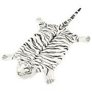Dywany - Vida Pluszowy dywanik tygrys 144 cm biały V-80169 - miniaturka - grafika 1