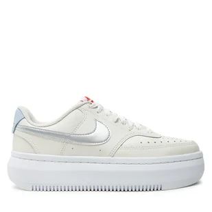 Sneakersy Nike Court Vision Alta DV2176 001 Écru - Sneakersy damskie - miniaturka - grafika 1