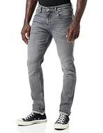 Spodnie męskie - Calvin Klein Jeans Spodnie męskie Slim, Szary dżins, 28W / 34L - miniaturka - grafika 1
