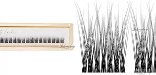 Many Beauty - Infinity Lashes Nr. 03 - Kępki rzęs na długim bezbarwnym pasku - 28 sztuk - C-11mm - Sztuczne rzęsy i akcesoria - miniaturka - grafika 1