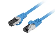 Patchcordy - Patchcord Lanberg S/FTP kat.8.1 3m LSZH CU fluke passed niebieski - miniaturka - grafika 1