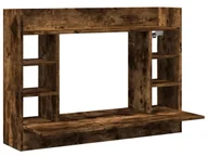 Biurka - Elior Biurko wiszące z półkami przydymiony dąb M0-M74 - miniaturka - grafika 1