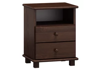 Szafka sosnowa nr S2 orzech - Szafki nocne - miniaturka - grafika 1