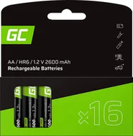 Ładowarki i akumulatory - Green Cell Akumulator AA / R6 2600mAh 16 szt. - miniaturka - grafika 1
