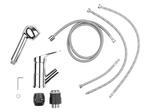 LIVARNO home Bateria zlewozmywakowa jednodźwigniowa (Z wyjmowaną słuchawką) - Baterie kuchenne - miniaturka - grafika 1