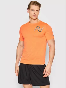 New Balance Koszulka techniczna MT21277 Pomarańczowy Athletic Fit - Koszulki sportowe męskie - miniaturka - grafika 1