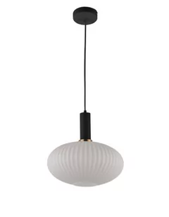 Lumina Deco Deco Flori lampa wisząca czarno biała LDP 1216 (WTBK) Deco LDP 1216 (WT+BK) - Lampy sufitowe - miniaturka - grafika 1