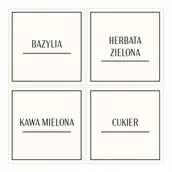 Etykiety do drukarek - Naklejki Etykiety Na Przyprawy Pojemniki 192 szt - miniaturka - grafika 1