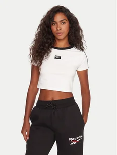 Reebok T-Shirt Laura RK25168CCW Biały Regular Fit - Koszulki i topy damskie - miniaturka - grafika 1