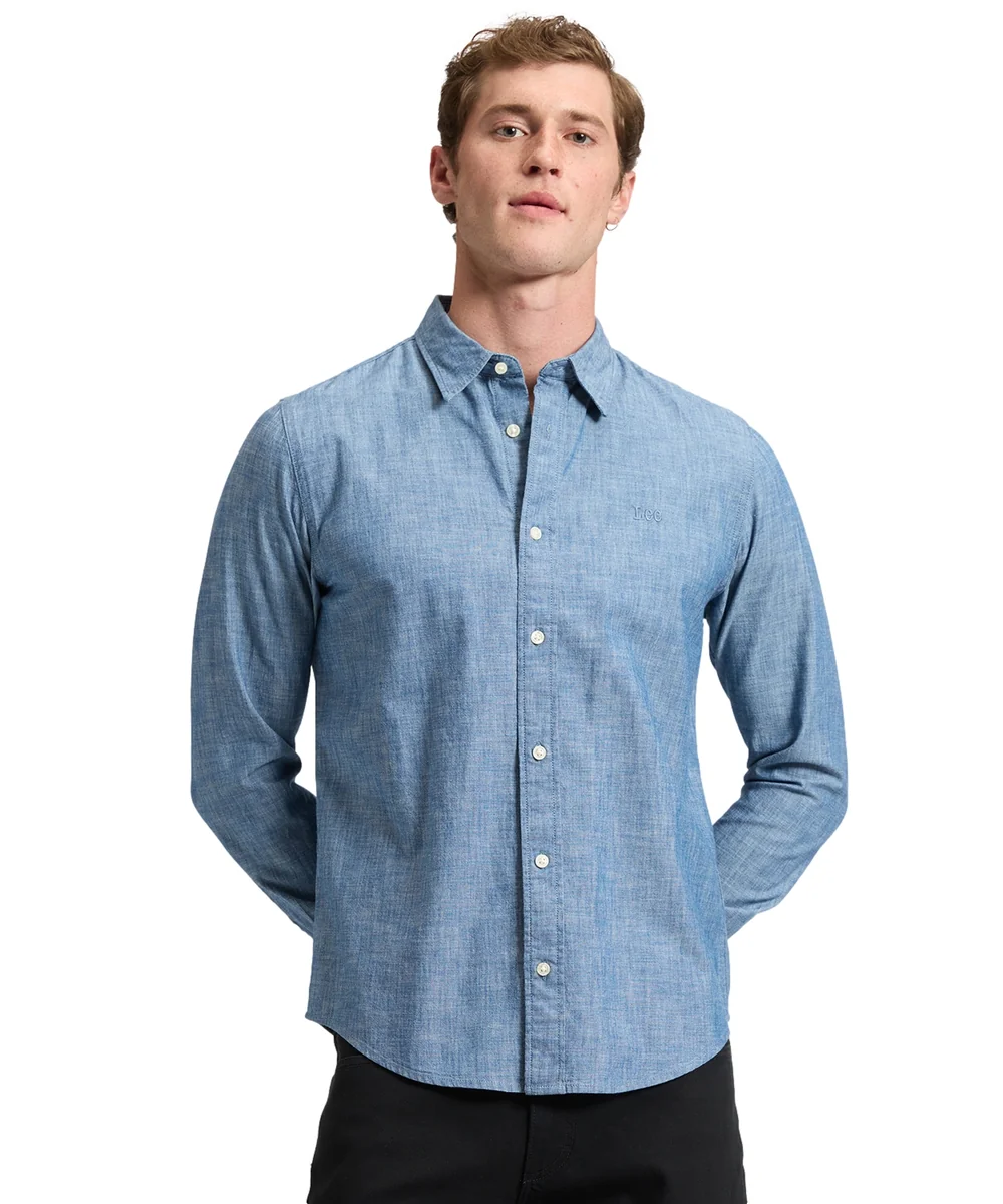 Koszula Lee SHIRT 112386455 Mid Chambray L