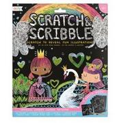 Zabawki kreatywne - Scratch Zdrapywanki Scribble Ogród Księżniczki - miniaturka - grafika 1