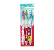 Pasty do zębów - Colgate MaxWhite Szczoteczka do zębów średnia MEDIUM 3 sztuki - miniaturka - grafika 1