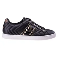 Trampki damskie - Damskie Trampki GUESS RAULA/ACTIVE LADY/N/A FL8RAUFAL12-BLKBR – Czarny - miniaturka - grafika 1