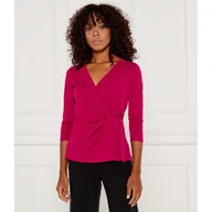 Bluzki damskie - LAUREN RALPH LAUREN Bluzka | Slim Fit - miniaturka - grafika 1