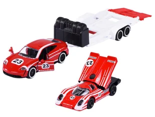 MAJORETTE 2-PACK PORSCHE TAYCAN TURBO S + 917 1:64 - Samochody i pojazdy dla dzieci - miniaturka - grafika 1