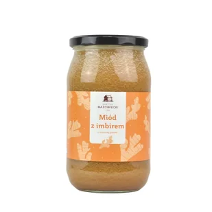 Miód z imbirem 1000 g / Bartnik Mazowiecki - Miód - miniaturka - grafika 1