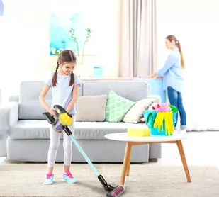 Odkurzacz pionowy dla dzieci bezprzewodowy EDDY TOYS 82cm - Mały majsterkowicz - miniaturka - grafika 4