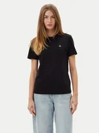 Koszulki i topy damskie - Calvin Klein Jeans T-Shirt LV047B224G Czarny Regular Fit - miniaturka - grafika 1