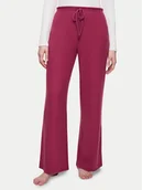 Piżamy damskie - Triumph Spodnie piżamowe Mix&Match 10225049 Bordowy Regular Fit - miniaturka - grafika 1