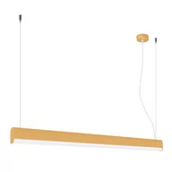 Lampy sufitowe - Lampa wisząca FARGE złota LED 4000K SOLLUX LIGHTING - miniaturka - grafika 1