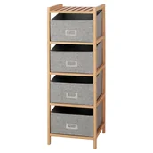 Regały - Regał REG-10 Halmar Naturalny, Popielaty - miniaturka - grafika 1