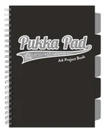 Zeszyty szkolne - Project Book Black A4/100K kratka czarny (3szt) - PUKKA - miniaturka - grafika 1