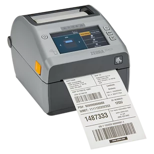 Drukarka etykiet Zebra ZD621d USB, RS-232, Ethernet, Wi-Fi, Bluetooth, ekran dotykowy, obcinacz - Drukarki kart i etykiet - miniaturka - grafika 1