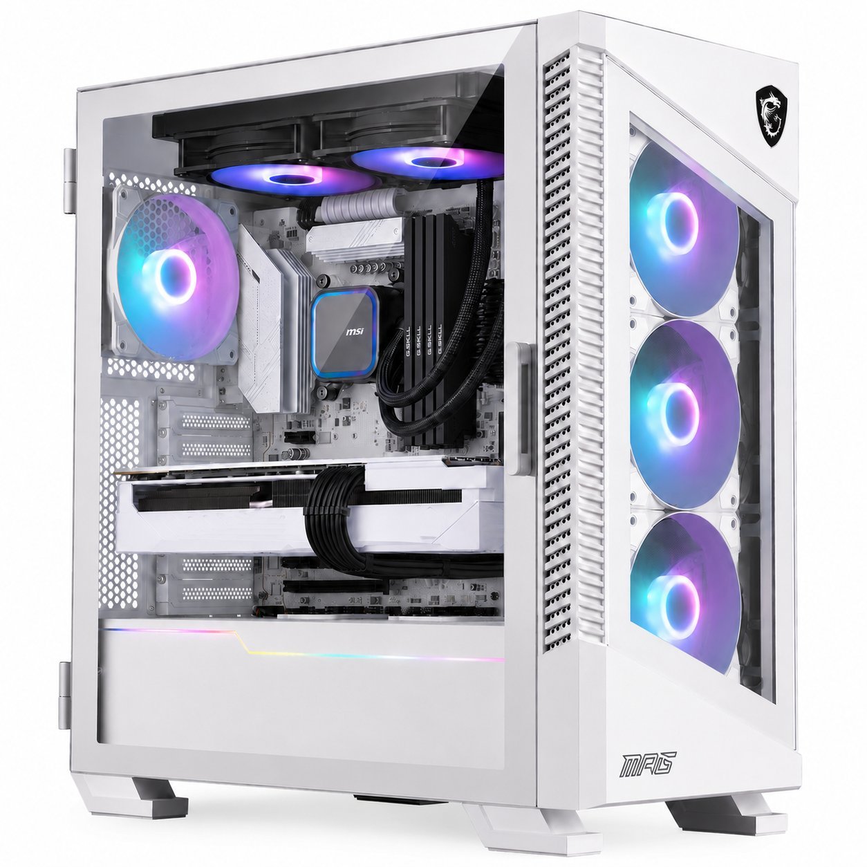 Komputer Vist VIST White PC Ryzen 9 5950X 32GB RX 9060 XT ICE SSD 1TB M.2 WIFI W11