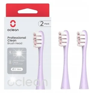 Końcówki do szczoteczki Oclean Professional Clean P1C13 2 szt. Fioletowe - Końcówki do szczoteczek elektrycznych - miniaturka - grafika 1