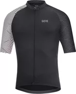 Koszulki rowerowe - Gore wear WEAR C5 Optiline Koszulka rowerowa z zamkiem błyskawicznym Mężczyźni, black/white L 2020 Koszulki kolarskie 100164990105 - miniaturka - grafika 1