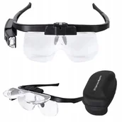Mikroskopy i lupy - Led Optiview 6In1 – Okulary Powiększające Z Oświetleniem Usb 1.5X–4.5X Zestaw Soczewek Do Precyzyjnych Prac I Majsterkowania - miniaturka - grafika 1