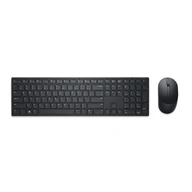 Zestawy myszka + klawiatura - DELL KM5221W klawiatura Dołączona myszka RF Wireless AZERTY Francuski Czarny - miniaturka - grafika 1