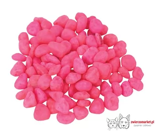 Żwirek do akwarium Happet fluor róż 1.5cm 0,5kg - Podłoże do akwarium - miniaturka - grafika 1