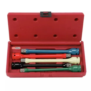 KS Tools 515.1060 1/2 cala Komplet Verlaengerungskabel torsions siły, 5-częściowy, 90  135 NM 515.1060 - Klucze i nasadki - miniaturka - grafika 1