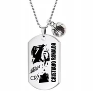 Wisiorki - Naszyjnik wisiorek Cristiano Ronaldo CR7 Cieszynka prezent - miniaturka - grafika 1