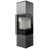 Piece wolnostojące - Piec stalowy REN/M prawy fi 150 7 kW - miniaturka - grafika 1