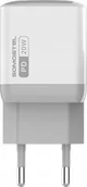 Ładowarki do telefonów - Ładowarka Vega ŁADOWARKA SIECIOWA  20W + KABEL PD IPHONE BIAŁA SOMOSTEL POWER DELIVERY SMS-Q22 PD> - miniaturka - grafika 1