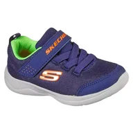 Buty dla dziewczynek - Buty Skechers Skech-Stepz 2.0. - Mini Wanderer 407300N-NVLM niebieskie - miniaturka - grafika 1