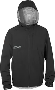 Kurtki rowerowe - TSG męska kurtka Drop Rain Jacket, czarny, s 503942 - grafika 1