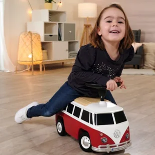 BIG Jeździk Volkswagen Van Samochód Auto dla Dzieci + Dźwięk - Jeździki dla dzieci - miniaturka - grafika 13