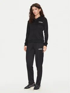 adidas Dres Essentials Linear JD2695 Czarny Slim Fit - Dresy damskie - miniaturka - grafika 1