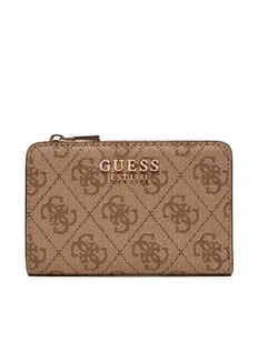 Guess Mały Portfel Damski Laurel II Slg SWSG74 59156 Brązowy - Portfele - miniaturka - grafika 1