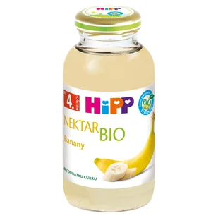 Hipp SP Z O.O BIO Nektar banany po 4 miesiącu 200 ml 8772501 - Soki i herbatki dla dzieci - miniaturka - grafika 3