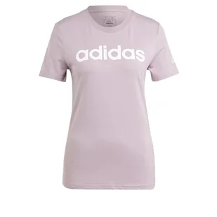 adidas Damska koszulka Essentials Slim Logo - Koszulki i topy damskie - miniaturka - grafika 1
