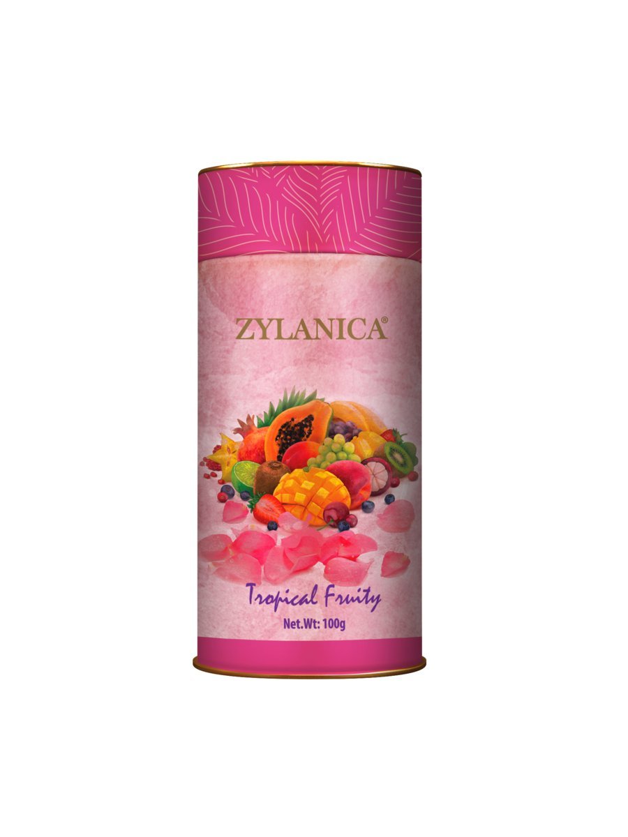 Czarna Herbata Cejlońska ZYLANICA TROPICAL FRUITY OWOCE TROPIKALNE liściasta 100g
